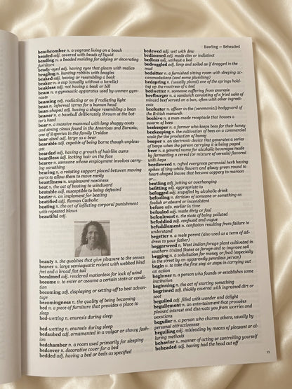 Custom Printed Dictionary